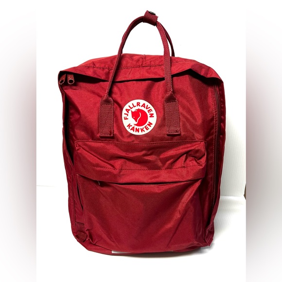 Fjallraven Kanken Scandinavian Classic Large Red Work Travel Reflective Backpack - Picture 12 of 16